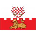 Samolepka vlajka město Uherský Brod (ČR) 21x29,7 cm 1 ks