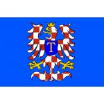 Samolepka vlajka město Moravská Třebová (ČR) 14,8x21 cm 1 ks