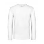 Tričko s dlhými rukávmi B&C LSL Ultra - biele