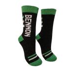 Ponožky Bennon Bennonky Relaxing Hardworker - černé-zelené
