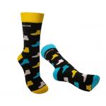 Ponožky Bennon Bennonky Socks - černé-žluté
