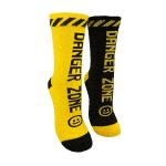 Ponožky Bennon Bennonky Danger Zone - černé-žluté