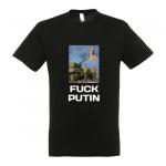 Triko Fuck Putin Tank - černé