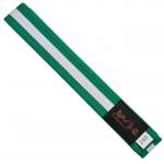 Kimono pásek Tornado Dynamic Budo 4cm - zelený-bílý