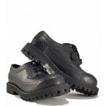 Topánky Steel Alcapone 4-dierkové - čierne