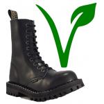 Topánky Steel 10-dierkové z umelej kože - čierne