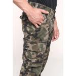 Pánské kapsáčové kalhoty Kariban Airborne - woodland