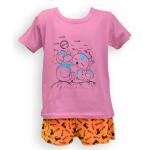 Dětské pyžamo s krátkým rukávem Londog Cats - růžové