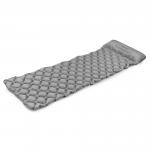 Nafukovací matrace s polštářem Spokey Air 190x60x6 cm - šedá