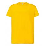 Pánske tričko JHK Regular - tmavo žlté