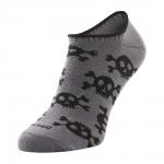Lehké letní ponožky M-Tac Pirate Skull - šedé
