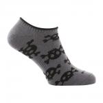 Ľahké letné ponožky M-Tac Pirate Skull Lower - sivé
