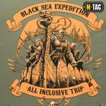 Tričko s potiskem M-Tac Black Sea Expedition - olivové