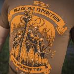 Tričko s potiskem M-Tac Black Sea Expedition - coyote
