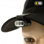 Svítilna na kšilt M-Tac Mini LED - černá