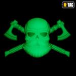 Nášivka M-Tac Bearded Skull 3D - svietiaca