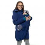 Kabát na nosenie detí Liliputi 4in1 Mama Coat - modrý