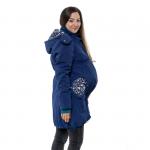 Kabát na nošení dětí Liliputi 4in1 Mama Coat - modrý