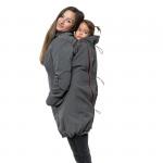 Kabát na nosenie detí Liliputi 4in1 Mama Coat - tmavo sivý