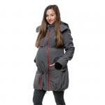 Kabát na nosenie detí Liliputi 4in1 Mama Coat - tmavo sivý