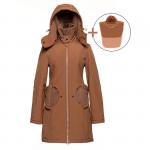 Kabát na nosenie detí Liliputi 4in1 Mama Coat - hnedý