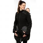Kabát na nošení dětí Liliputi 4in1 Mama Coat - černý