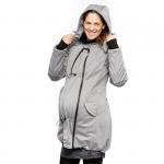 Kabát na nosenie detí Liliputi 4in1 Mama Coat - svetlo sivý
