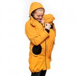 Kabát na nosenie detí Liliputi 4in1 Mama Coat - žltý