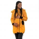 Kabát na nosenie detí Liliputi 4in1 Mama Coat - žltý