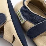 Kožené sandálky Liliputi Soft Sandals Atacama - béžové