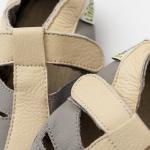 Kožené sandálky Liliputi Soft Sandals Atacama - šedé