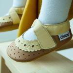 Kožené sandálky Liliputi Soft Sandals Almond
