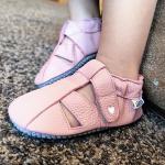 Kožené sandálky Liliputi Paws Sandals Cotton Candy
