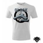 Triko Striker GLOCK 17 - bílé