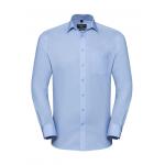 Košile pánská dlouhý rukáv Rusell Tailored Coolmax - modrá