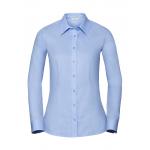 Košile dámská dlouhý rukáv Rusell Tailored Coolmax - modrá