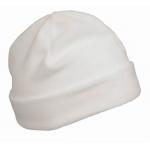 Fleecová čiapka K-Up - biela