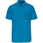 Pánská košile s krátkým rukávem Kariban ACE - modrá