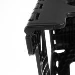 Protišmyková skladacia stolička Malatec - čierna