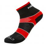 Cyklistické ponožky Progress Cycling - čierne-červené