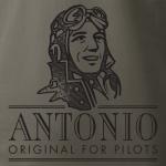 Tričko Antonio s lietadlom Douglas C-47 SKYTRAIN - olivové