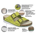 Sandále Bennon Korky Slipper - zelené