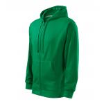 Mikina pánská Malfini Trendy Zipper - zelená