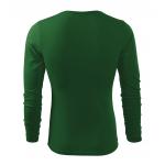 Tričko Malfini Fit-T dlhý rukáv - tmavo zelené