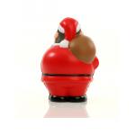 Antistresová loptička Squeezies Santa Claus - červený