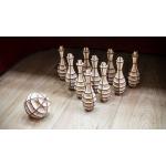 3D drevené puzzle EWA Mini Bowling - hnedé