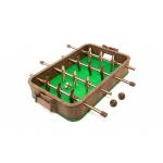 3D dřevěné puzzle EWA Stolní fotbal - hnědé-zelené