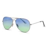 Slnečné okuliare Solo Aviator Classic - modré-zelené