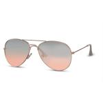 Slnečné okuliare Solo Aviator Classic - sivé-ružové