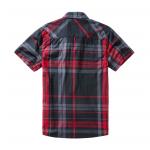 Košile pánská Brandit Roadstar 1/2 - šedá-červená